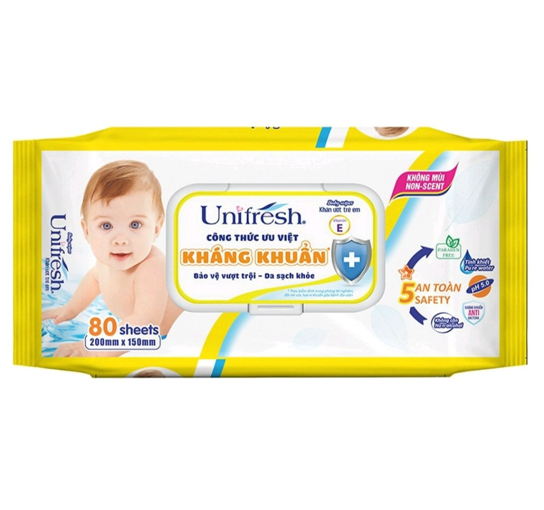 Khăn ướt Unifresh Baby 80 miếng