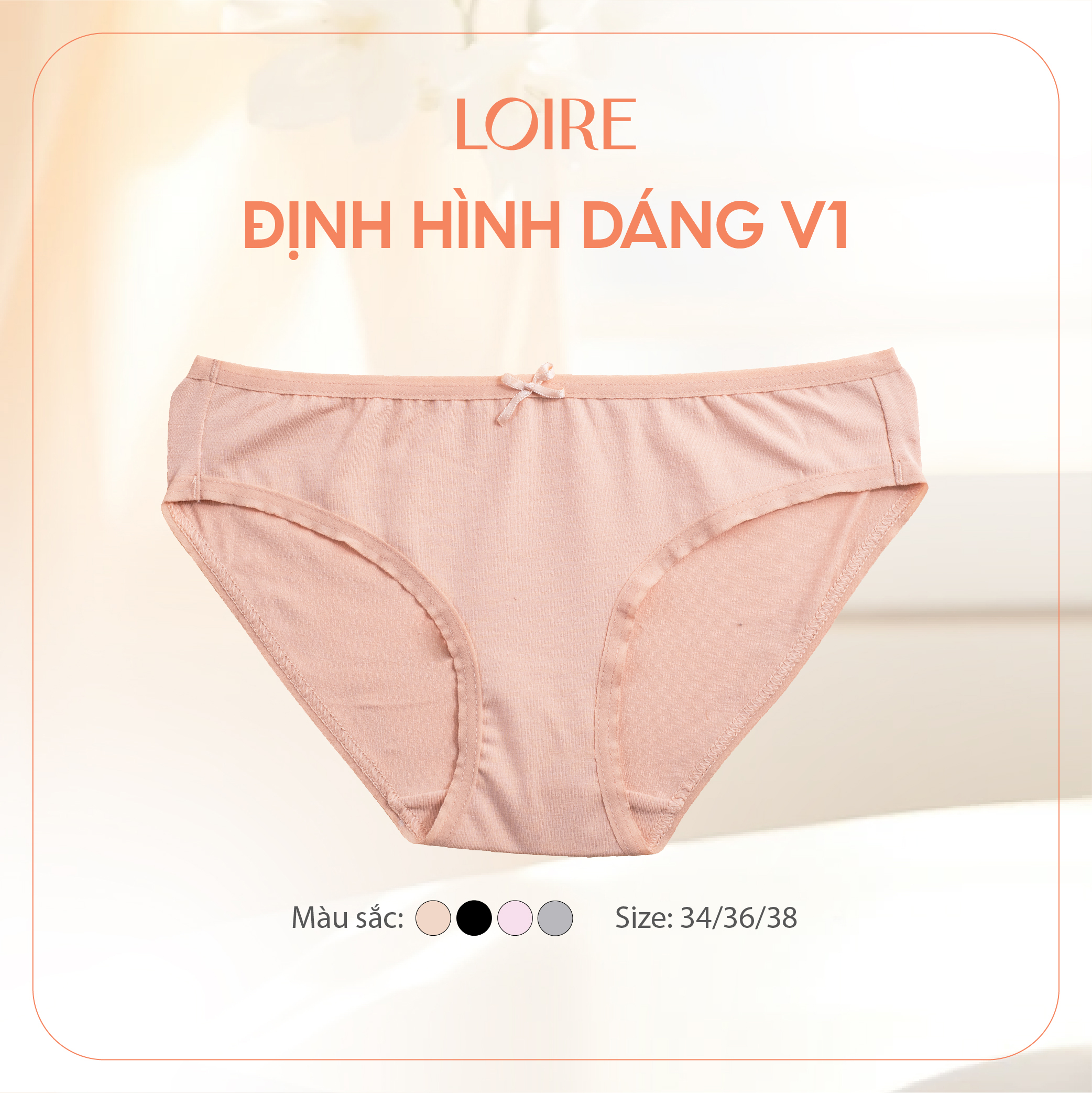 Quần Lót Cotton Cơ Bản Loirechic QLBK16