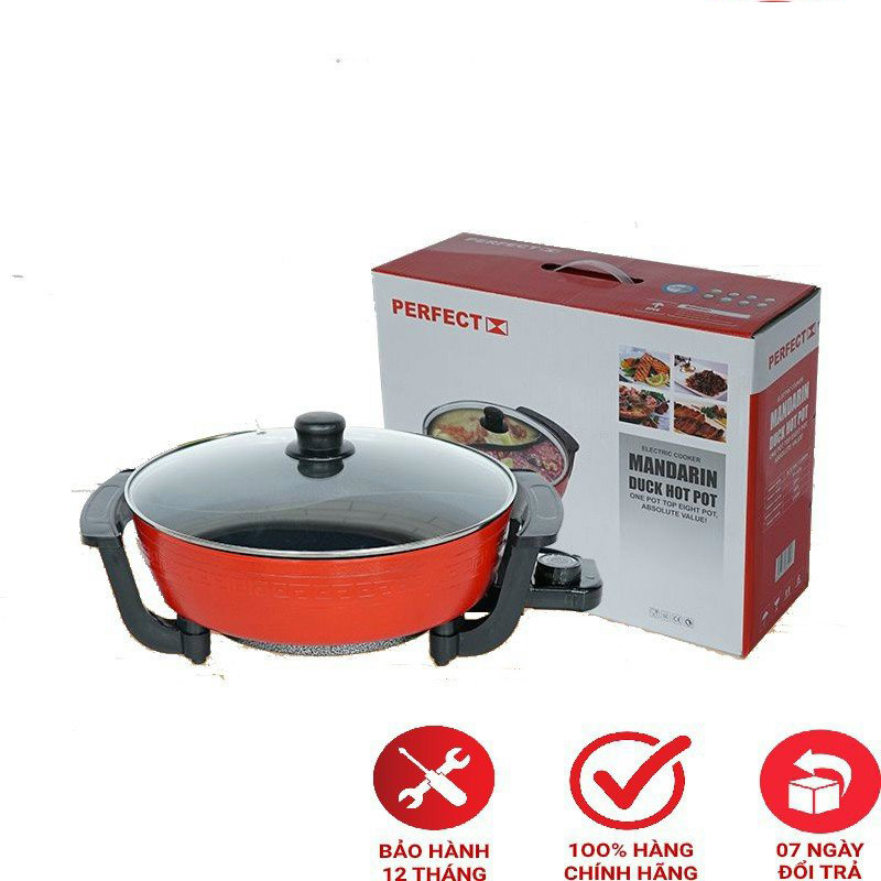 [HCM]Nồi Lẩu Điện 2 Ngăn Perfect PF-A2N