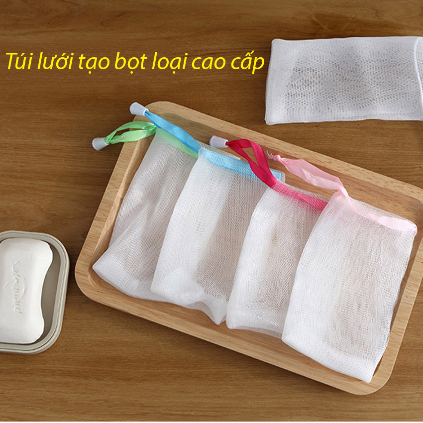 [HCM]Combo 3 Lưới Tạo Bọt - Túi Lưới Tạo Bọt Xà Phòng Handmade