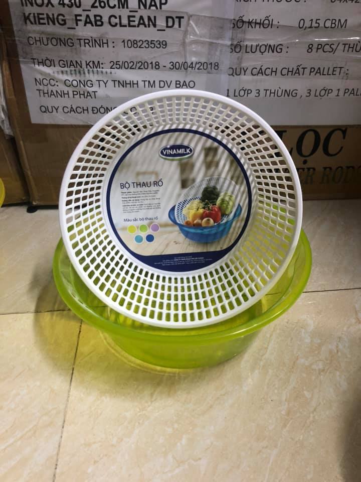 🥗🌺SET 5 BỘ THAU RỔ QUÀ TẶNG VINAMILK🥗🥗