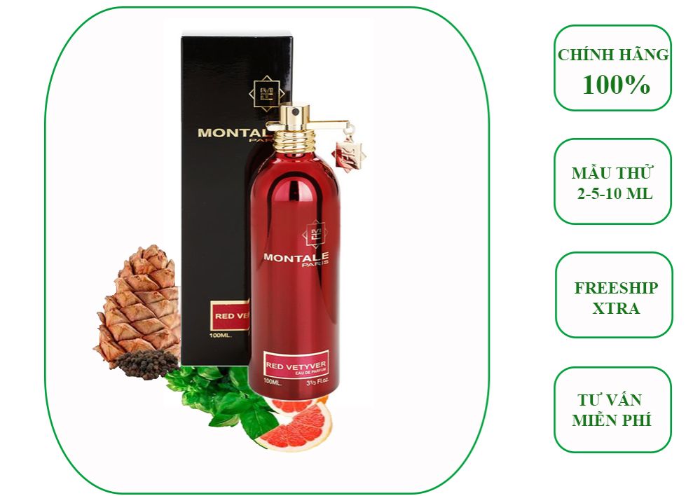 [Chiết 2,5,10ml] Nước hoa Montale Red Vetiver