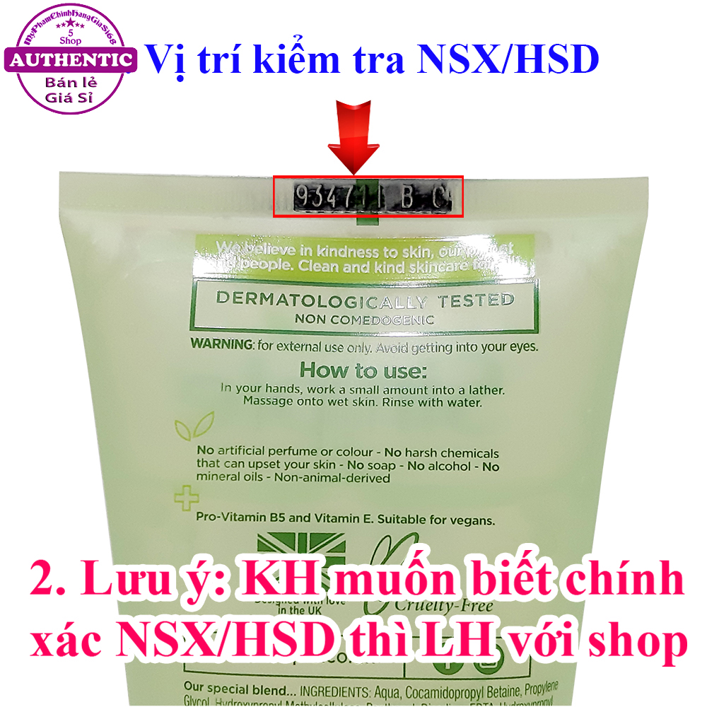 SỮA RỮA MẶT DẠNG GEL SIMPLE KIND TO SKIN