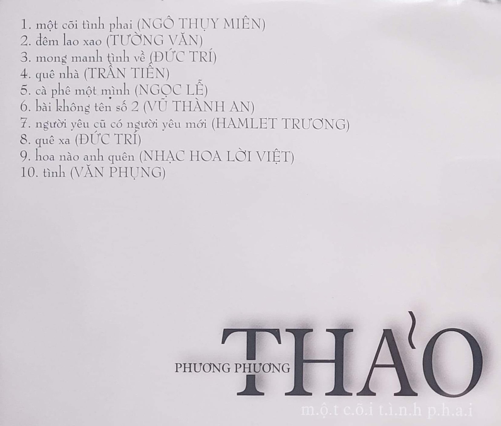 [MDCD] Bộ 4 CD Phương Phương Thảo bộ 1