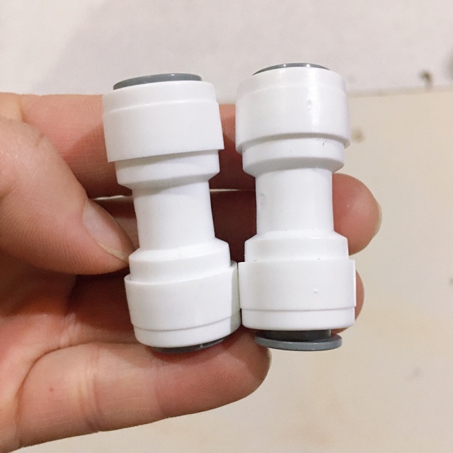 Bộ 2 cút thẳng nối nhanh 2 đầu phi 10