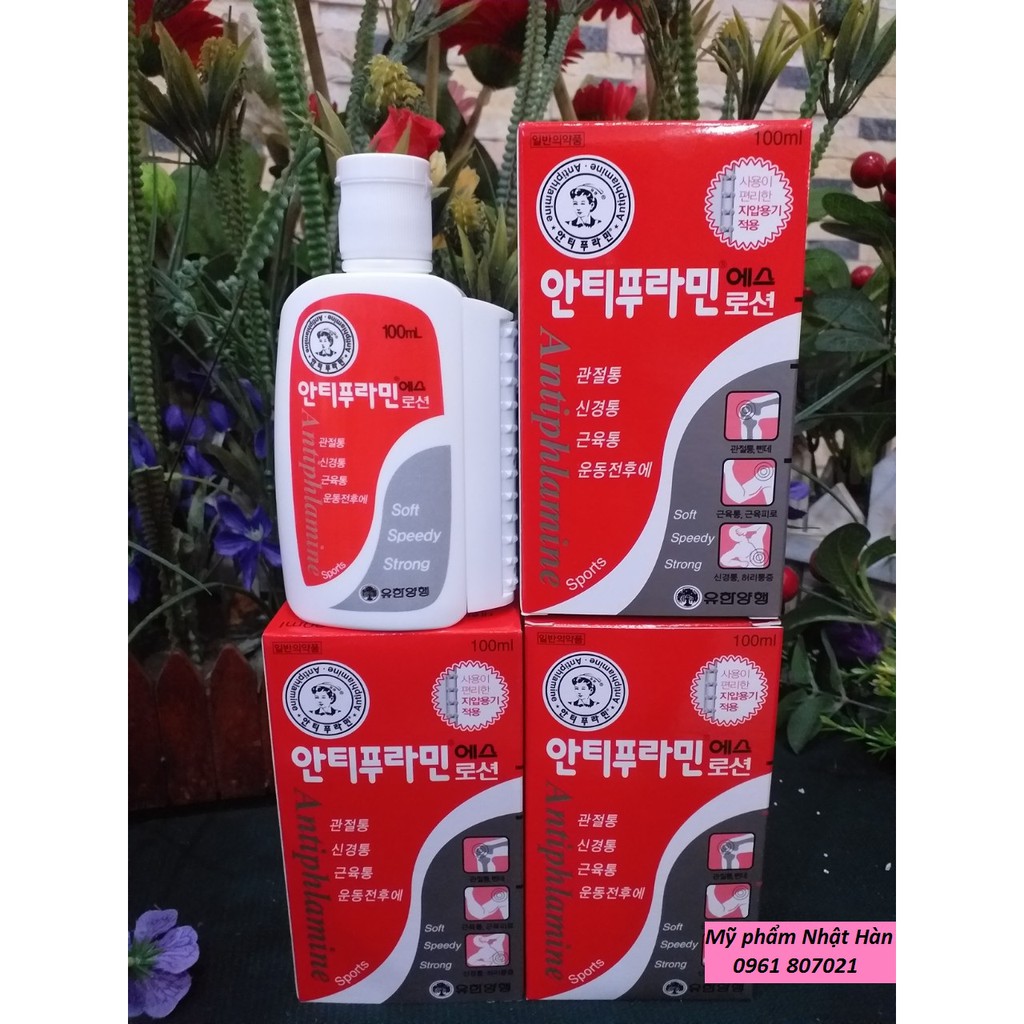 [HCM]DẦU NÓNG HÀN QUỐC ANTIPHLAMINE 100ML