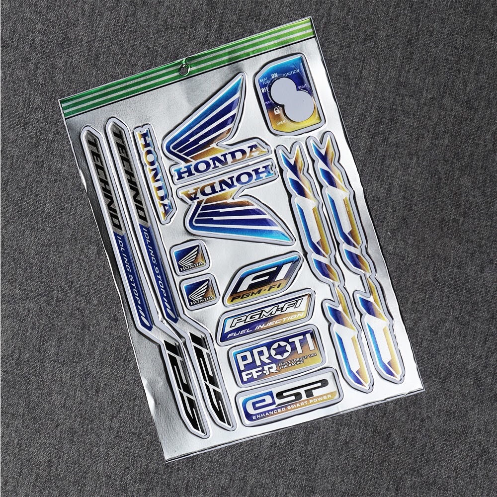 [Hot-Hot] Bộ Tem Nổi - Logo HONDA - CLICK vô cùng đẹp cho Ae đây