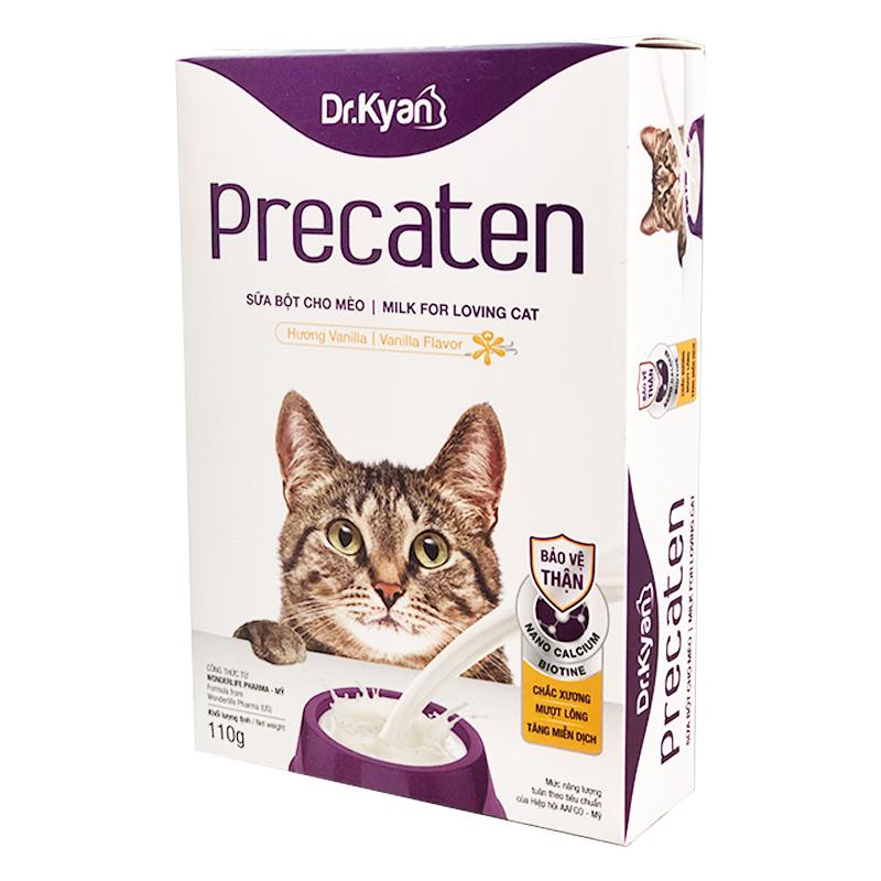 [HCM]Sữa bột cho Mèo Precaten Lon 400g
