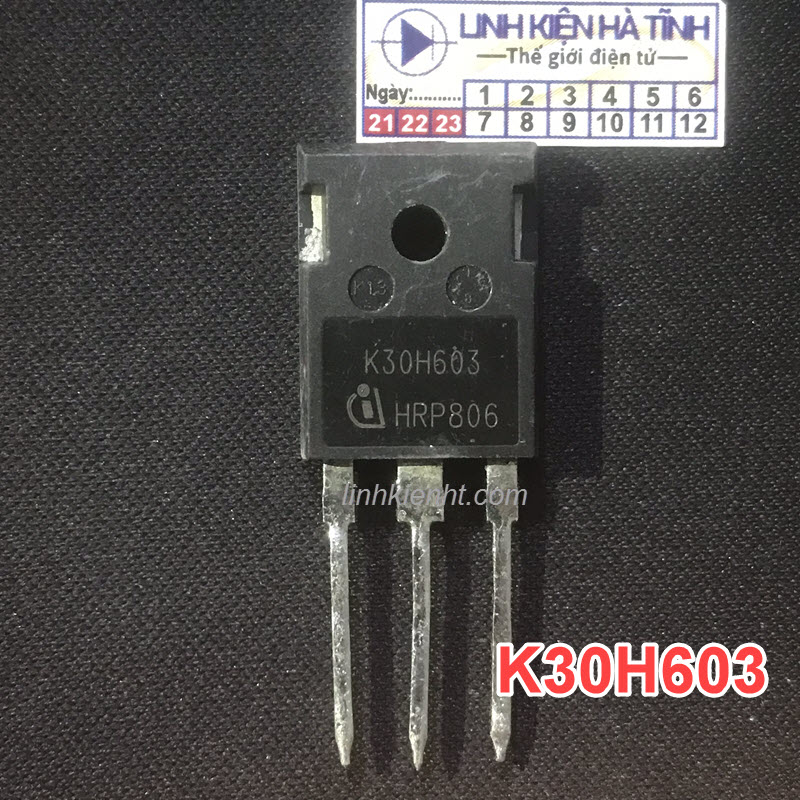 Túi 2 con IGBT K30H603 30H603 30A 600V mới-AD7