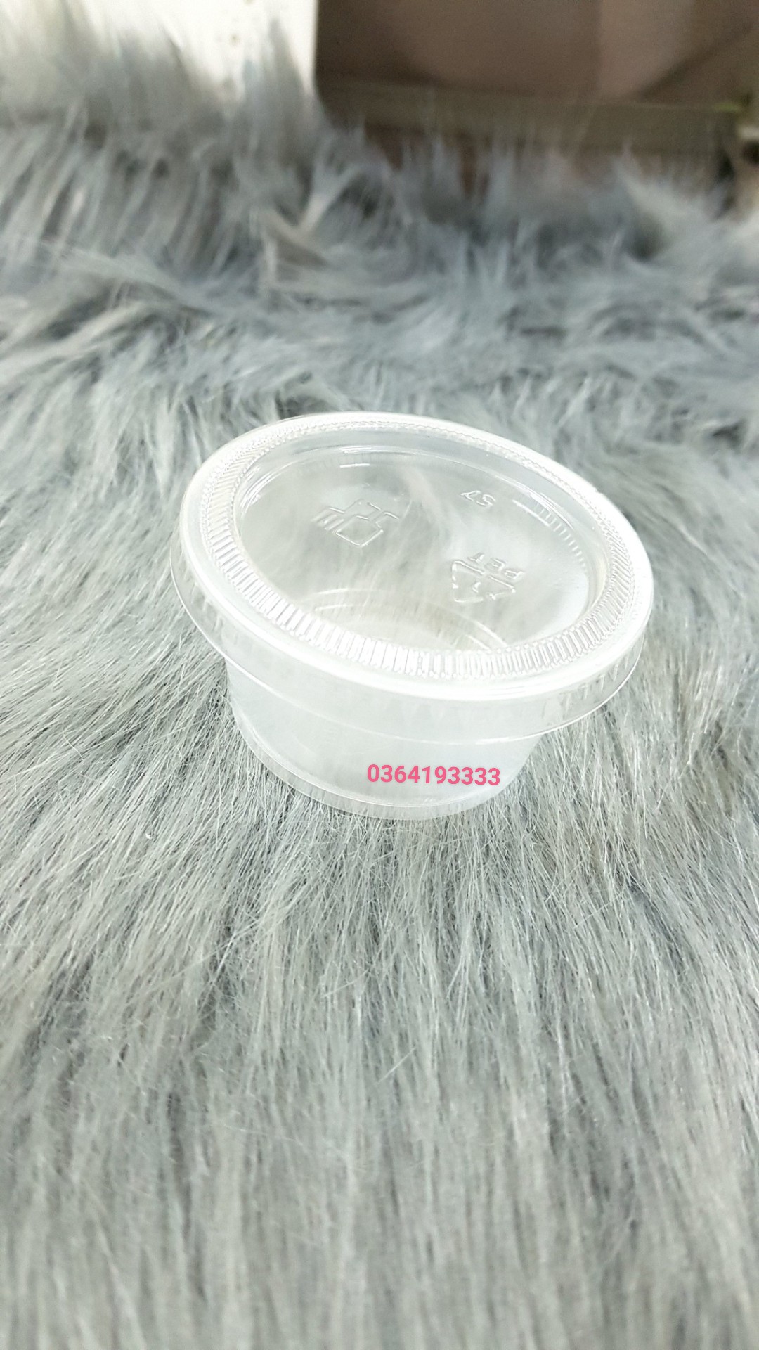 Combo 100 hũ nhựa đựng sốt, nước chấm 60ml