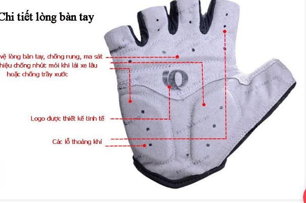 Găng tay xe đạp xe máy izumi
