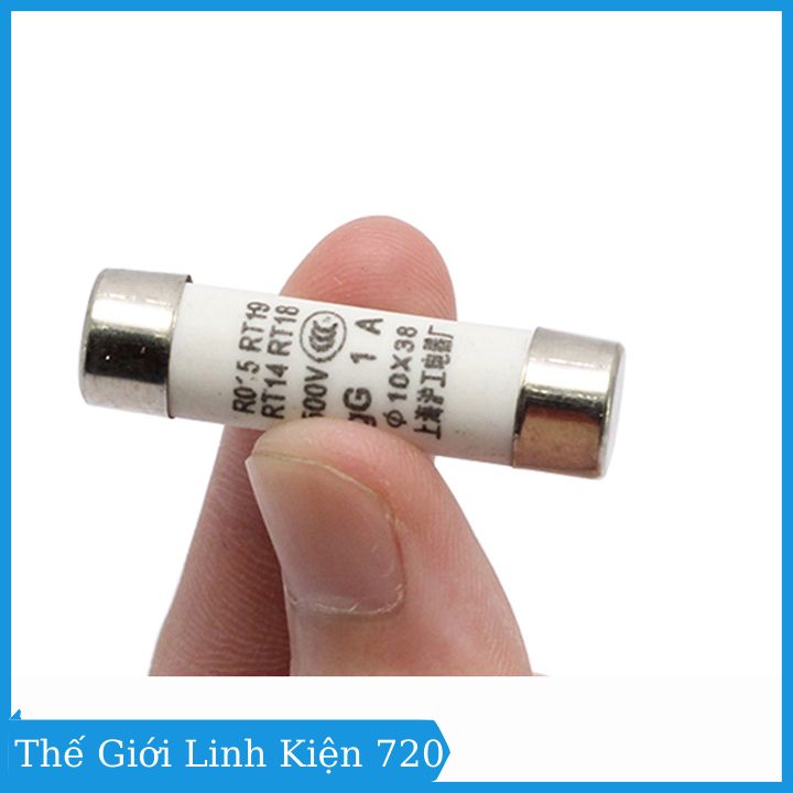Hộp 20 Cầu Chì Sứ 10x38mm (Xịn)