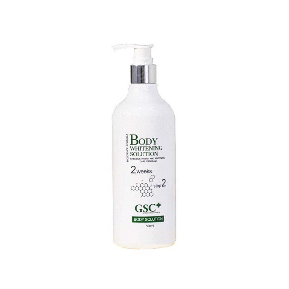 Kem ủ tắm trắng Hàn Quốc GSC 500ml Whitening Body Cream