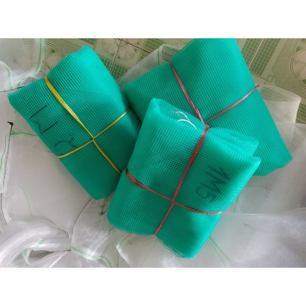 Tráng (vèo) nuôi cá lưới cào xanh lỗ lưới 5ly