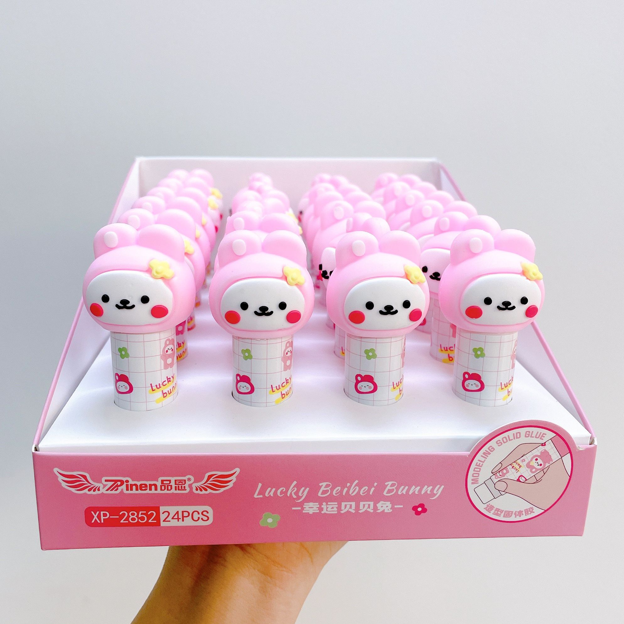 Hồ khô dán giấy đầu thú hoạt hình dễ thương