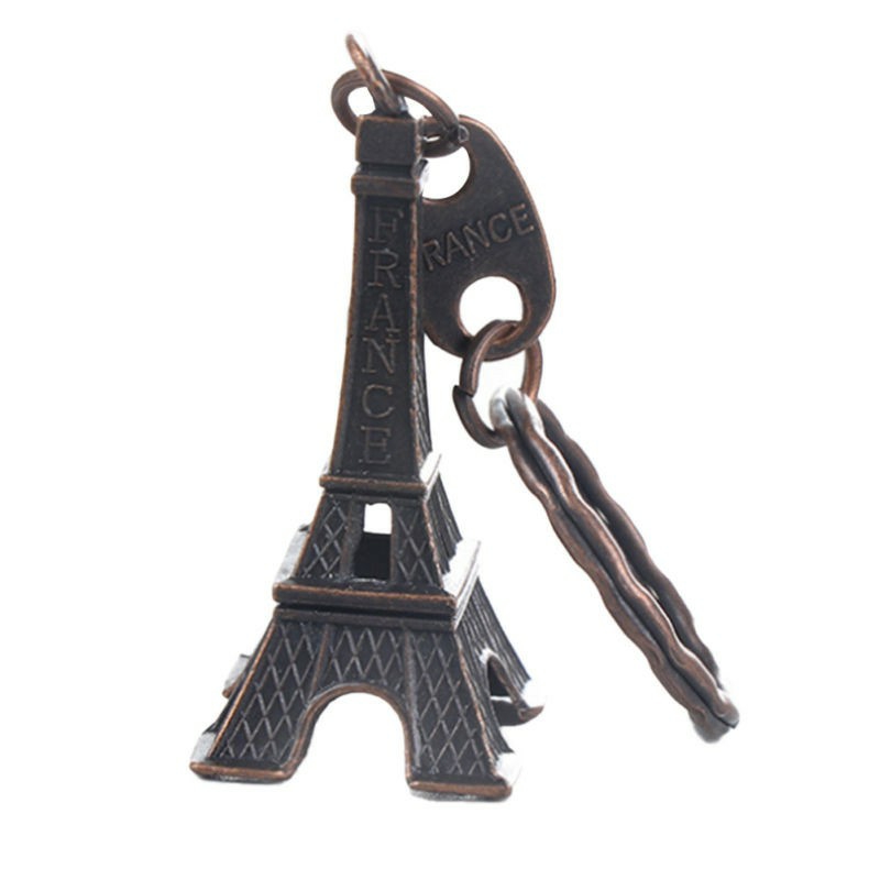 Móc chìa khóa ba lô hình tháp Eiffel, quà tặng móc khóa điện thoại tháp Eiffel, móc khóa tháp Eiffel