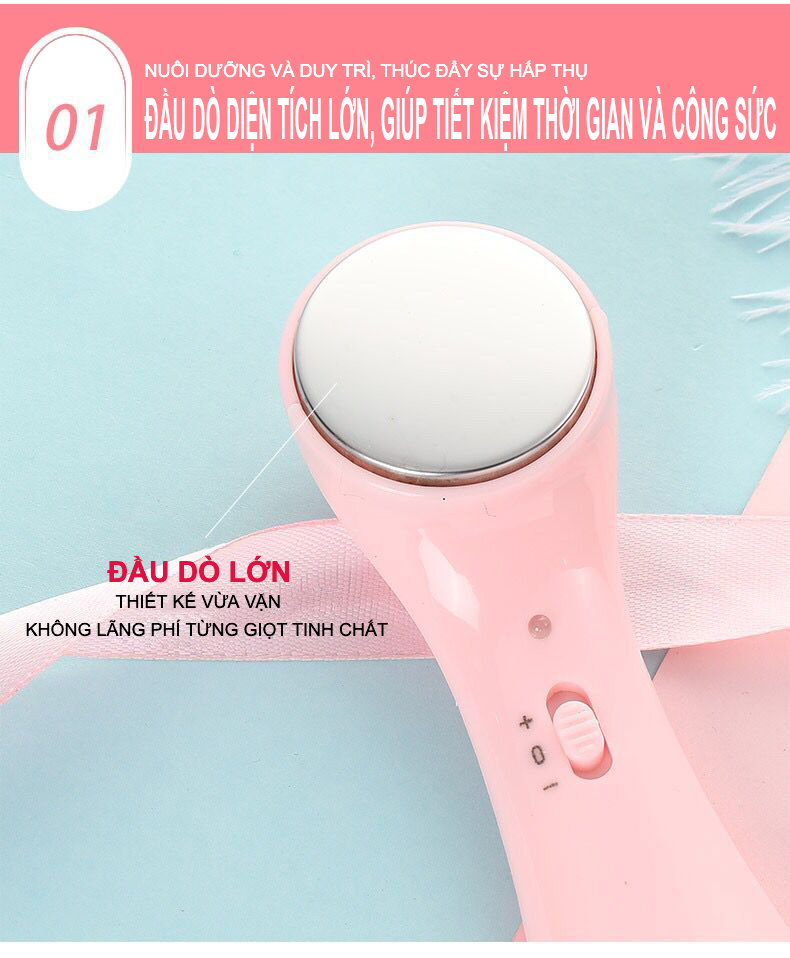 Máy Massage Mặt ION Âm Cầm Tay (Mẫu 2021)