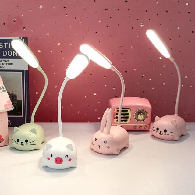 Đèn Led Để Bàn Hình Thú Dễ Thương_Sạc Pin_(Màu ngẩu nhiên)