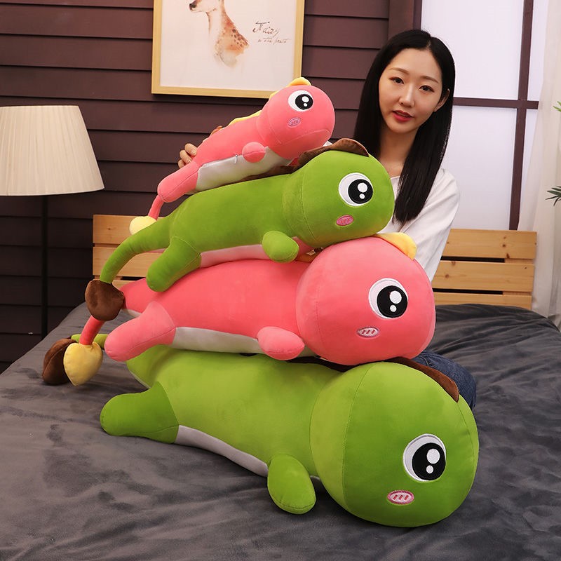 Gấu bông khủng long đuôi tim dài 1m1