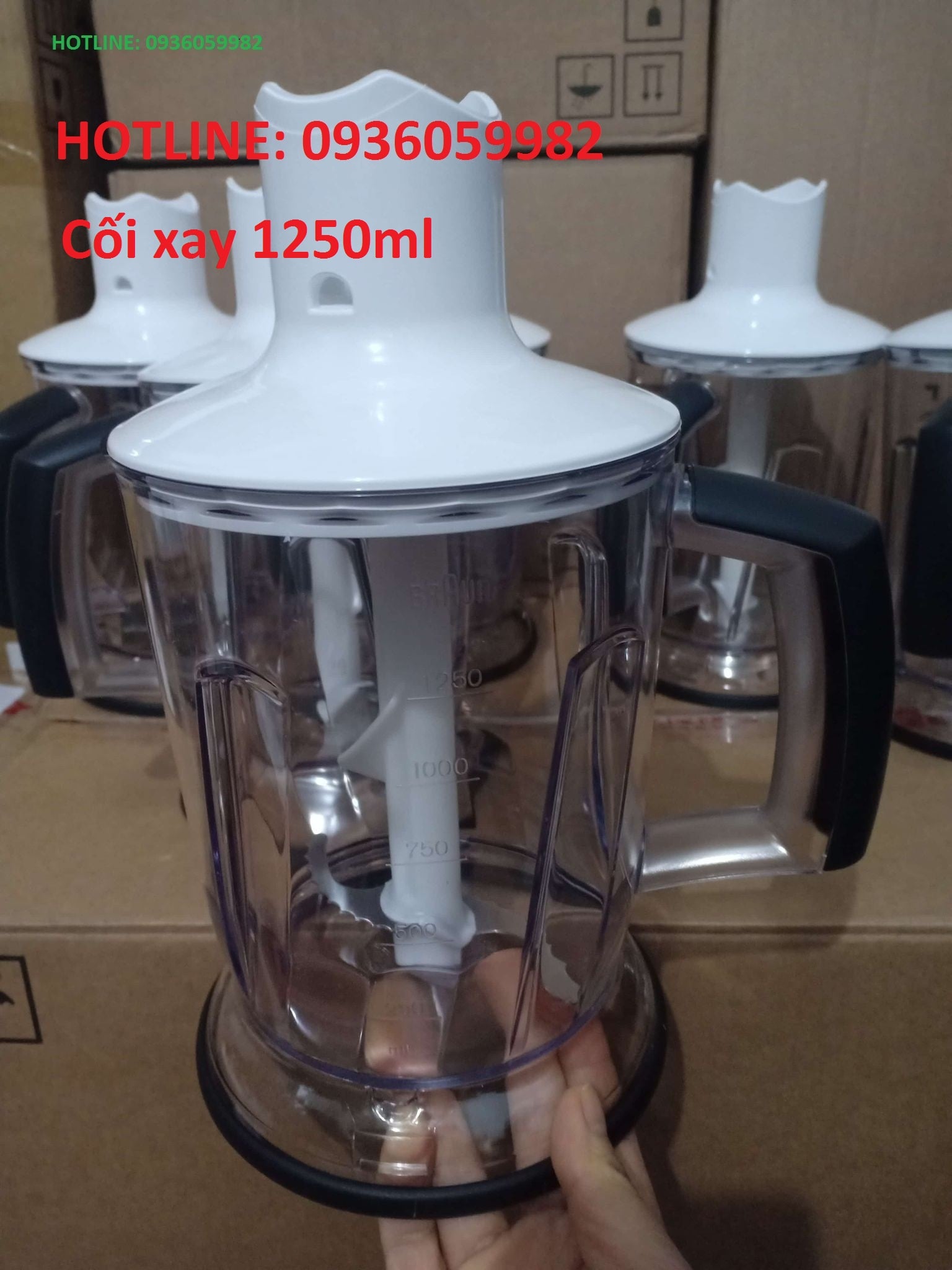 Cối xay thịt 1250ml máy xay cầm tay Braun