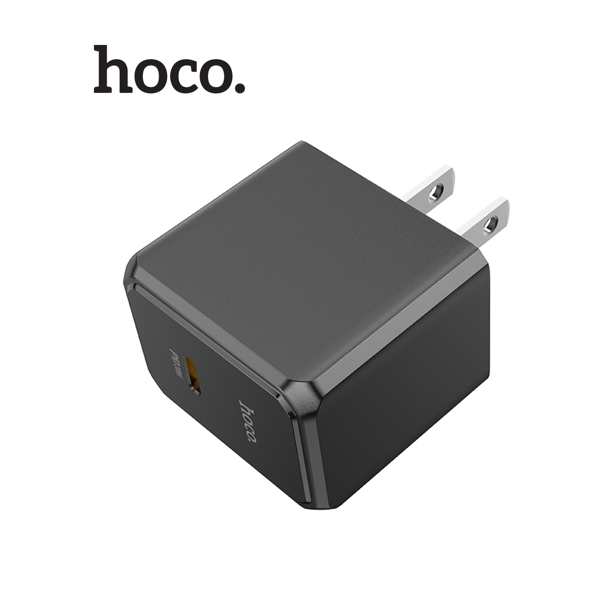 Củ sạc nhanh PD20W 1 cổng Type-C Hoco CS13 ABS + PC chống cháy, chân dẹt