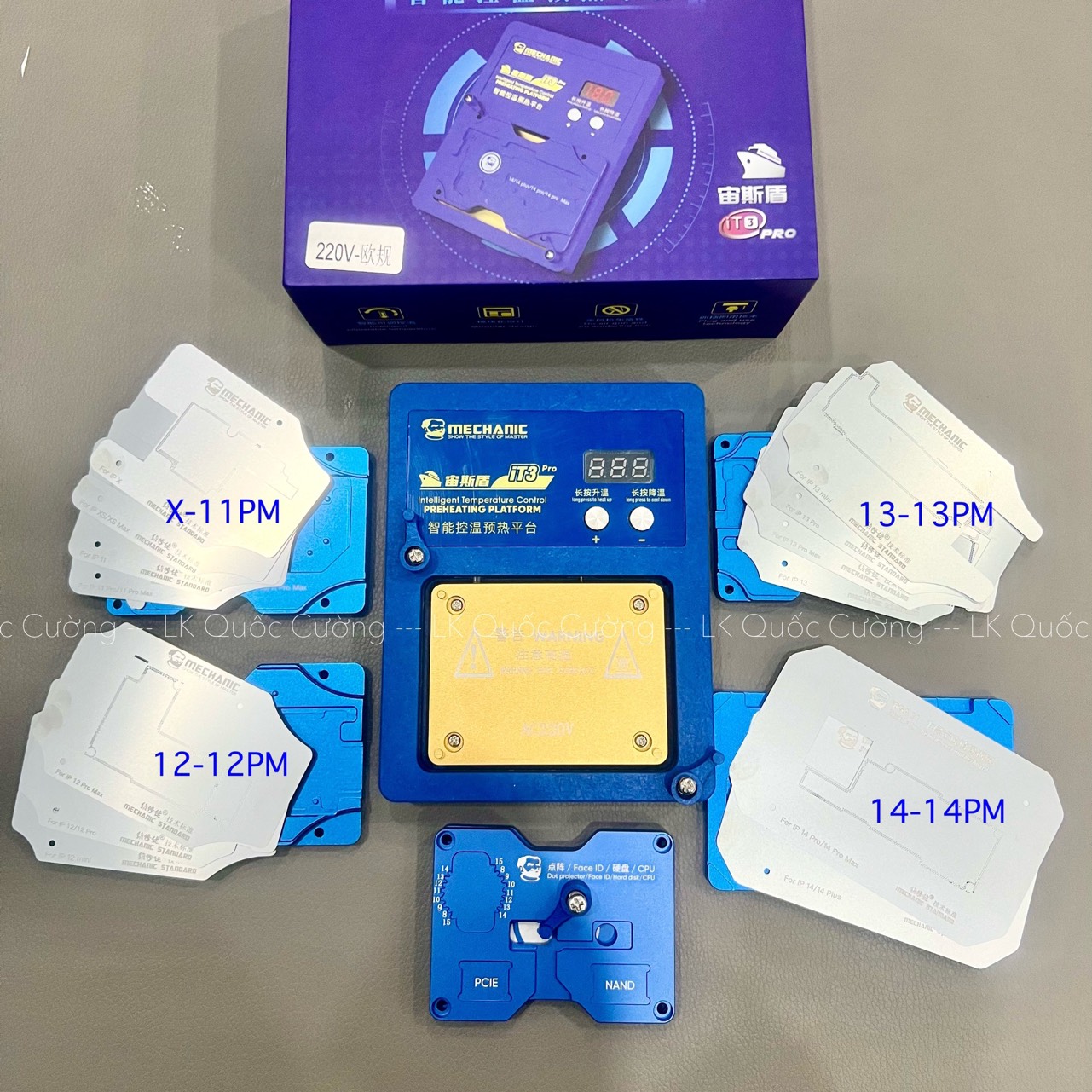 Đế tách main X đến 15PM + tách và CPU / FaceiD iT3 Pro Mechanic