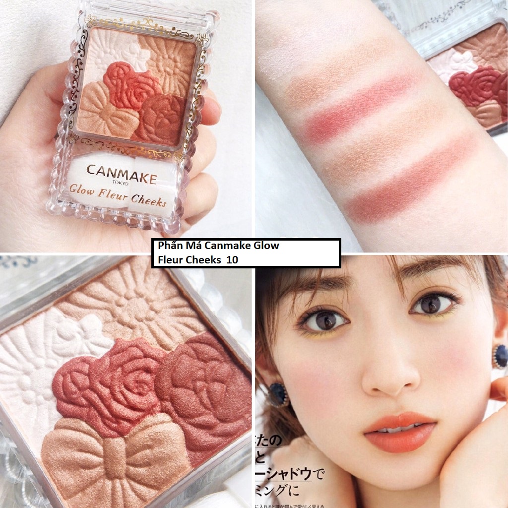 Phấn Má Canmake Glow Fleur Cheeks 6.3g
