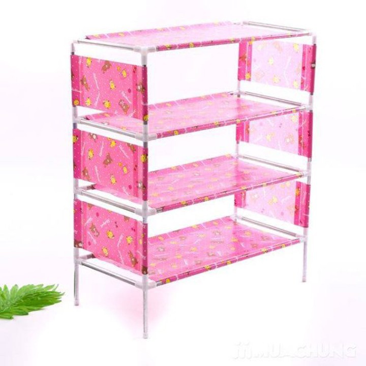 Kệ Để Giày Dép 4 Tầng Hoa Văn