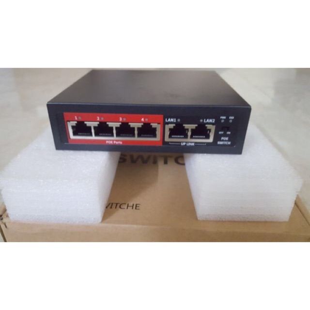 Switch poe 4 port +2 Uplink