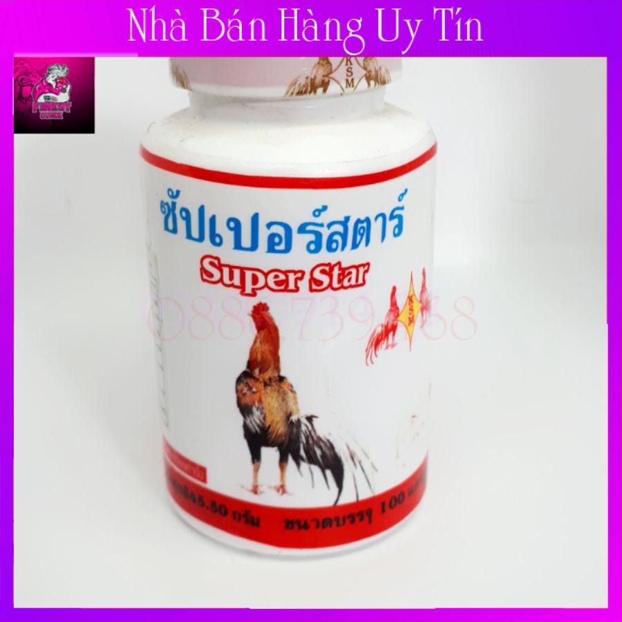 Super star hộp 100 viên sản phẩm nuôi gà tơ chế độ đá của thái lan