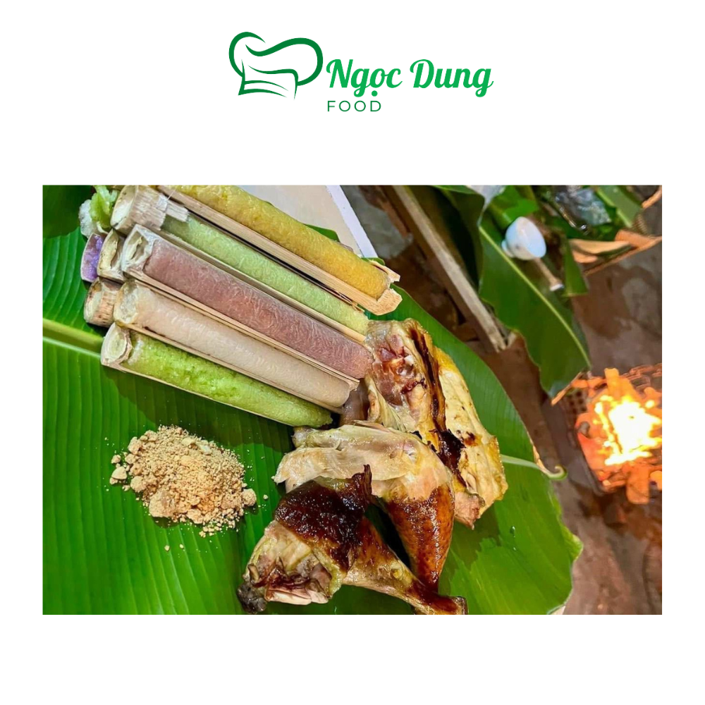 Set 5 ông cơm Lam ngũ sắc tây bắc 1kg (giao tphcm)
