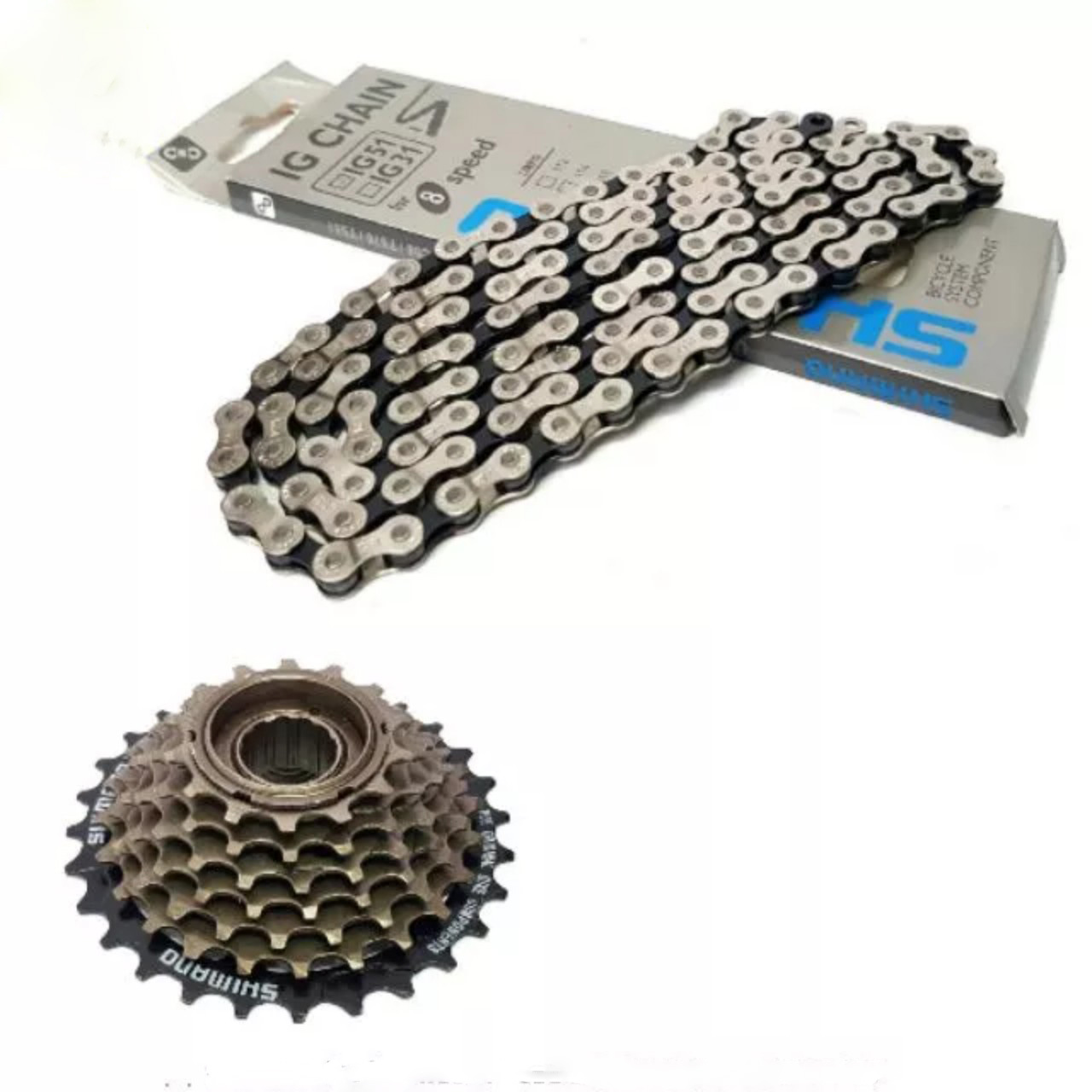 COMBO Sên xe đạp 6/7/8 Tốc Độ Shimano + LÍP 7 8 XE ĐẠP SHIMENG