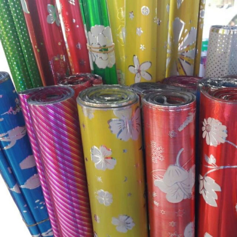 Set 10 Tờ Giấy Kiếng Gói Quà