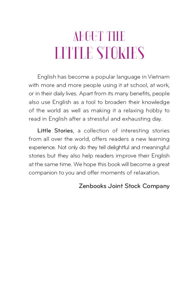 Sách Fahasa - Little Stories – To Help You Relax