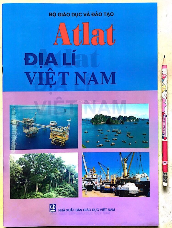 Sách - Atlat Địa lí Việt Nam - bản mới 2021 - bán kèm 1 bút chì
