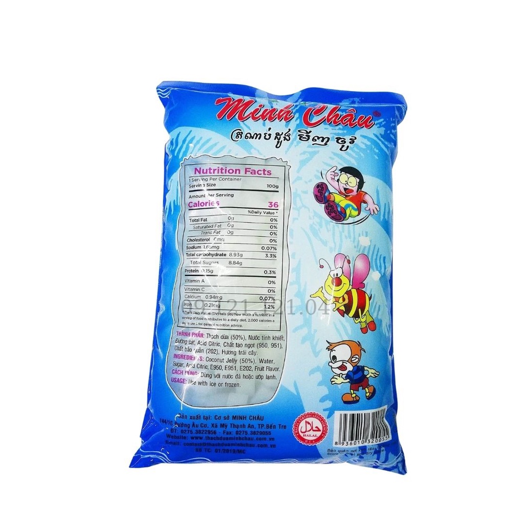 Thạch dừa Minh Châu ăn liền 1kg