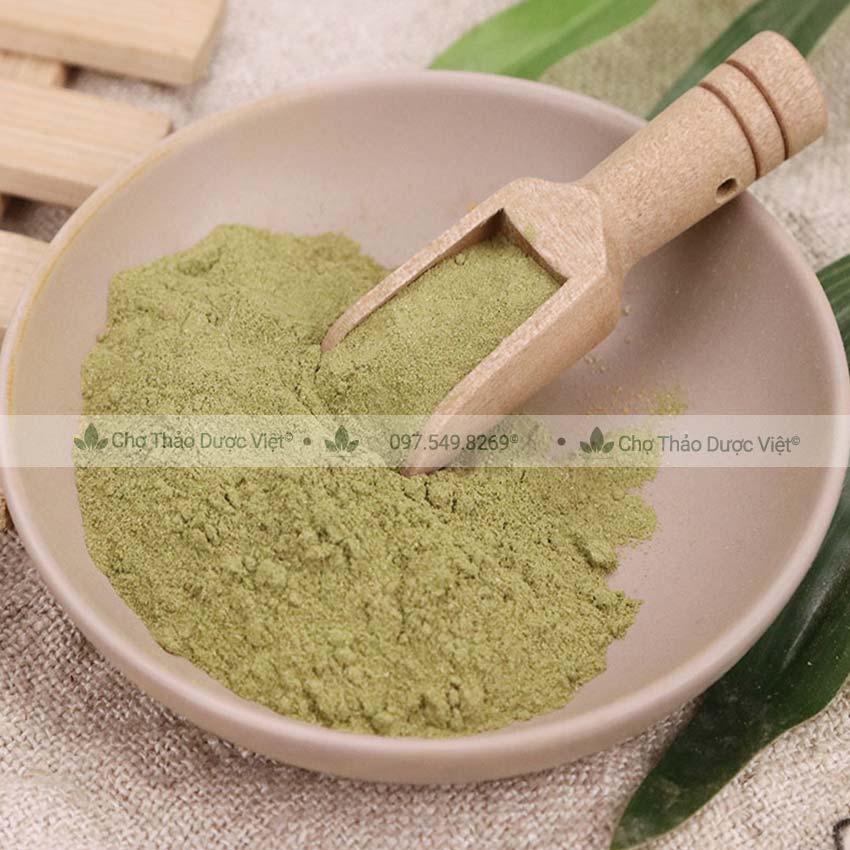 Bột lá nếp 100g, bột lá dứa thơm, mịn, tạo màu xanh, mùi thơm tự nhiên cho món xôi, bánh, thạch