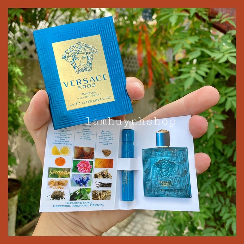 [ CHÍNH HÃNG] Vial nước hoa VERSACE EROS EDT- EDP- PARFUM 1m