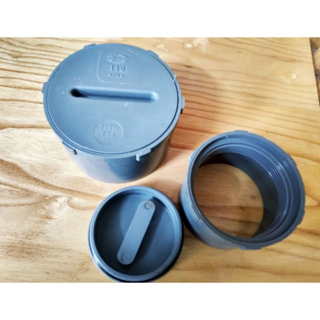 Bịt đầu ống có lắp thông tắc, ống PVC 60 75 90 110 140 160 Tiền Phong Sino, dùng để dự phòng sử lý sự cố tắc nghẽn đường ống