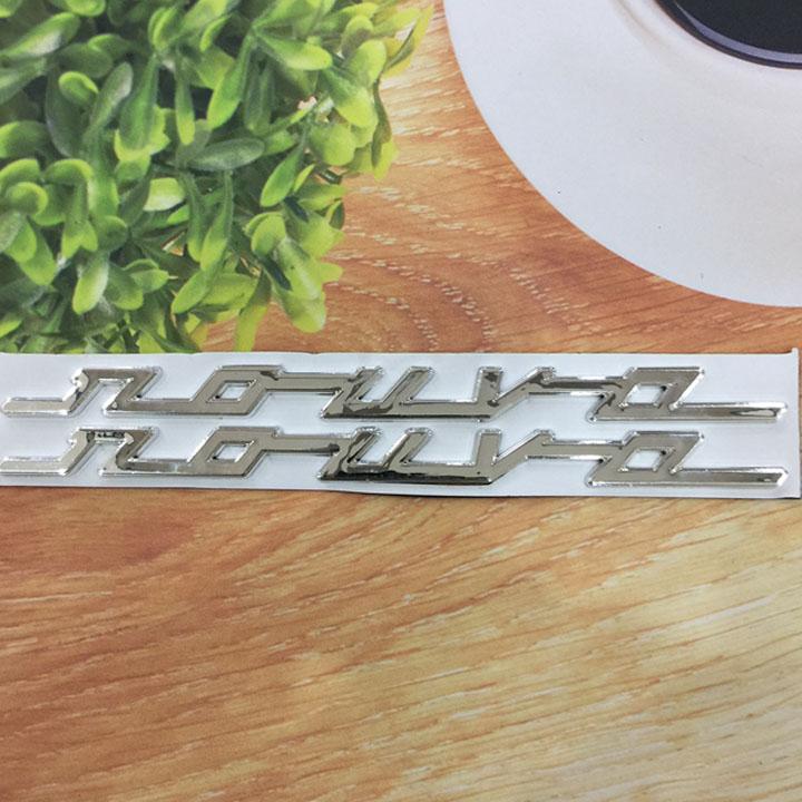 Tem decal xe máy - tem nổi chữ nouvo 4 trang trí xe như mới ox250 phụ tùng xe máy giá rẻ