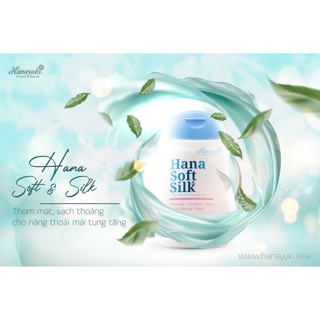 [HCM]Hanayuki- Dung dịch vệ sinh phụ nữ Hana Soft Silk
