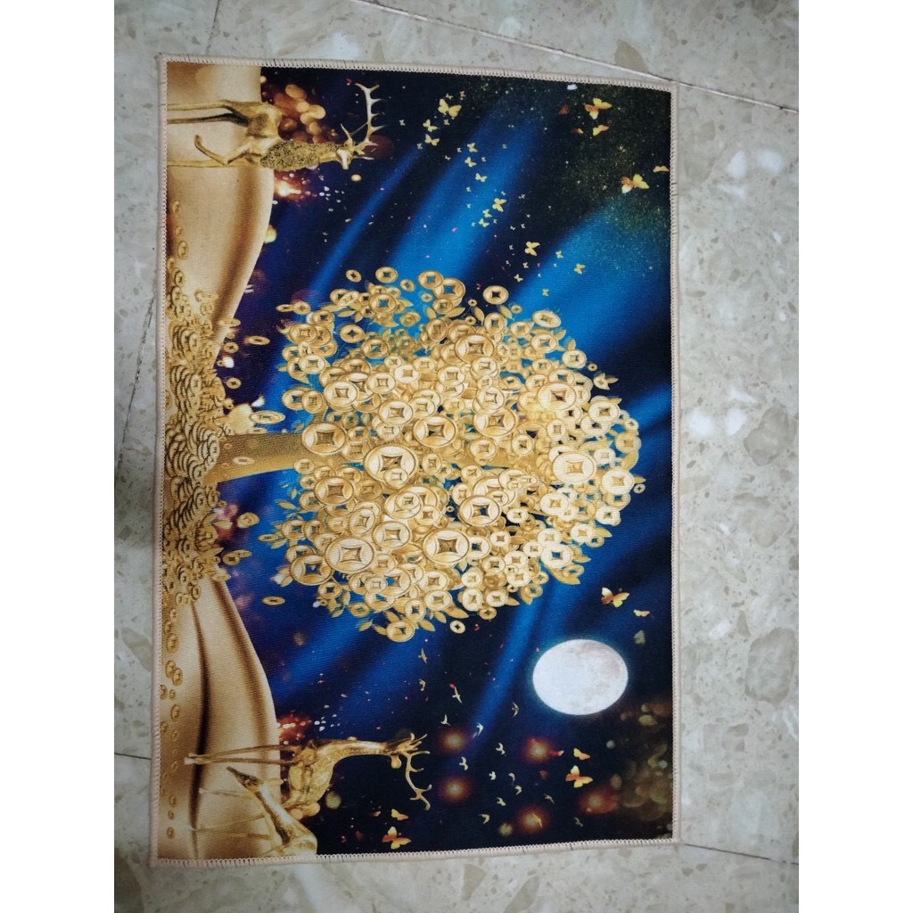 Thảm lau chân 3D 40x60cm,thảm chùi chân