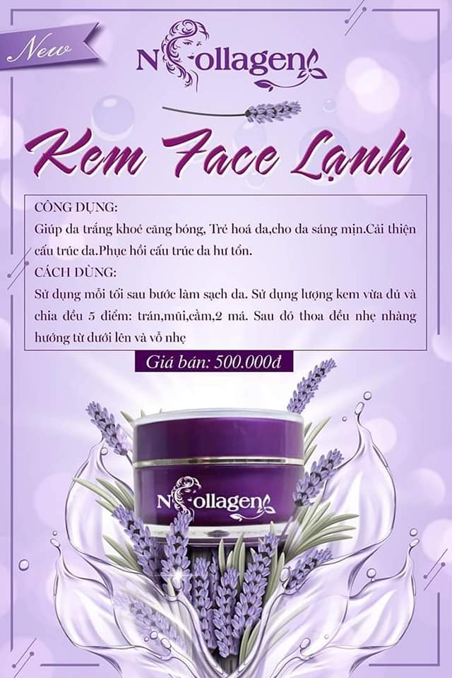 Kem lạnh (kem đêm) N Collage.