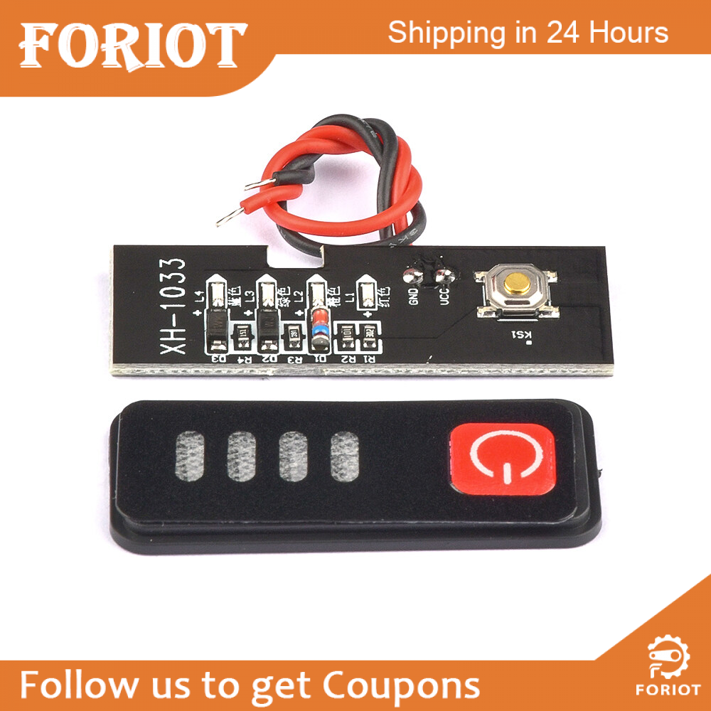 Foriot 5S 18V 21V Battery Capacity Indicator Module with Power Display and Battery Shell Battery Level Indicator Tester LED Display for 5S