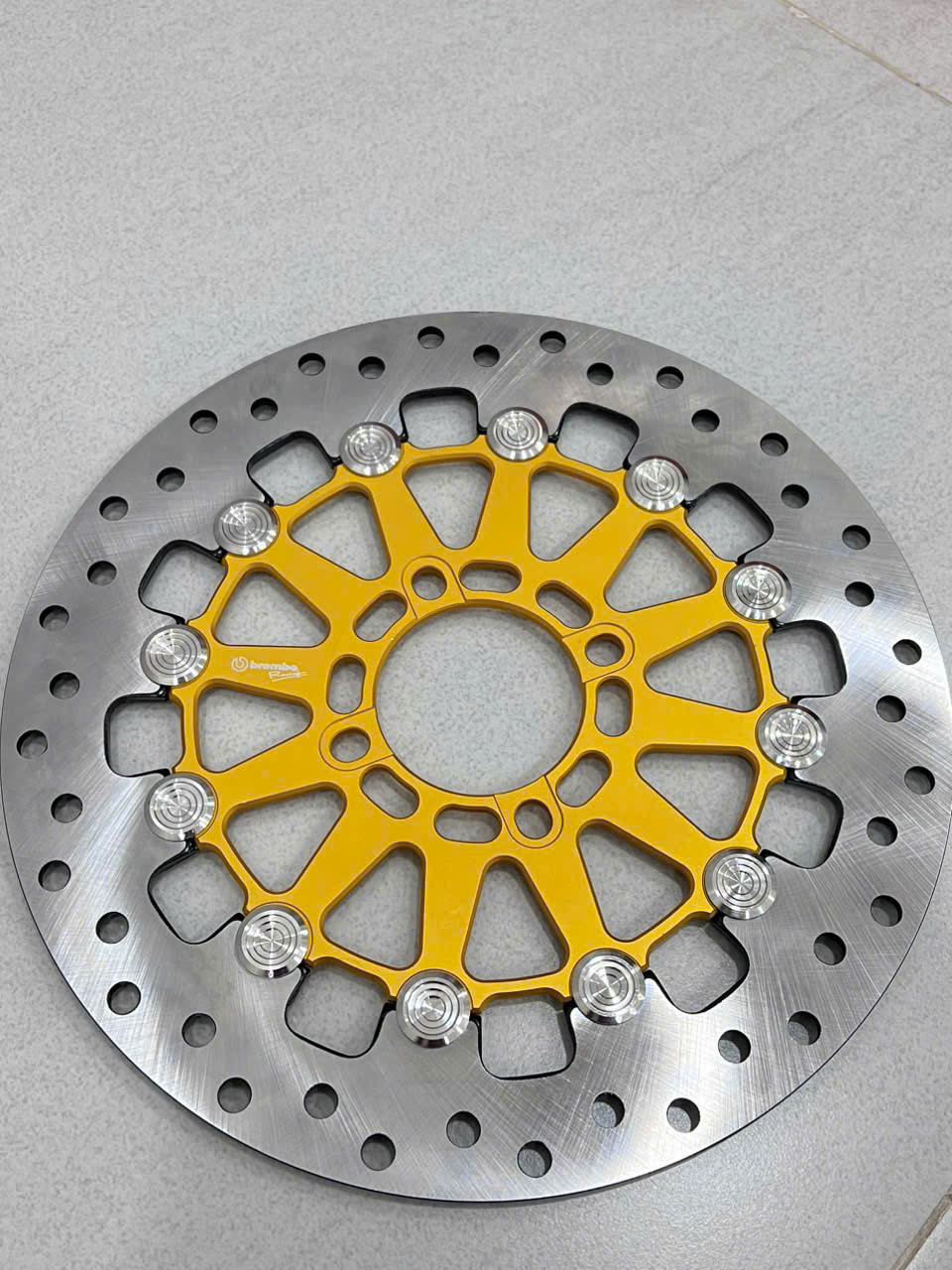 Đĩa Thắng brembo V2 267 12 khoen Khoen inox A100