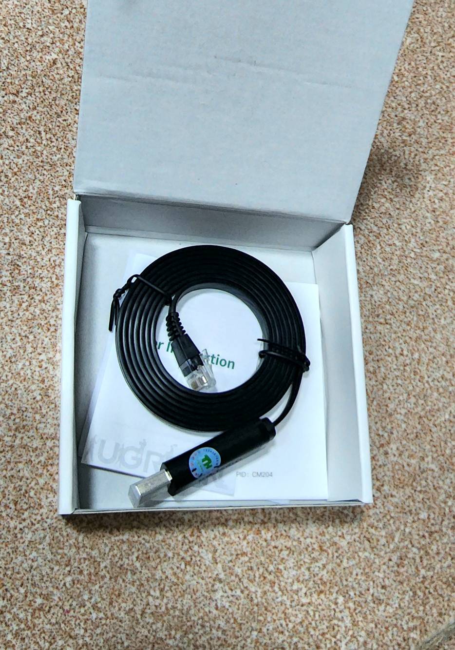 Ugreen 50773 1.5m black cable adapter console USB 2.0 to Lan male