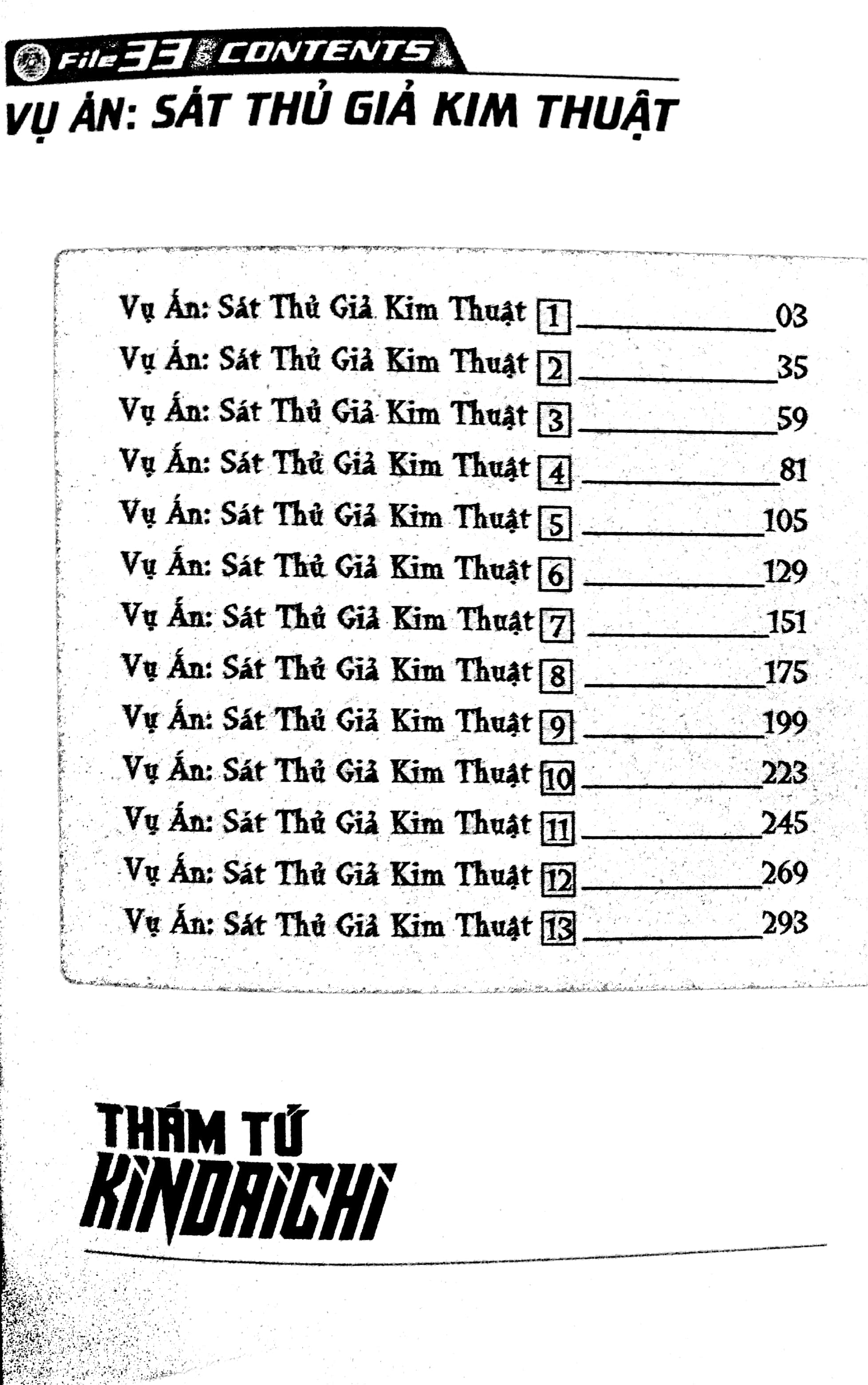 Fahasa - Thám Tử Kindaichi - Tập 33