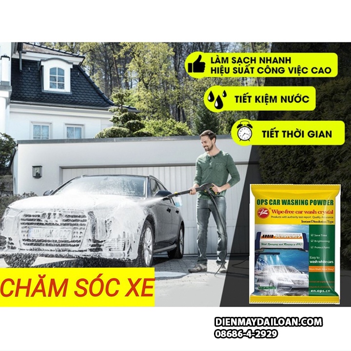COMBO 10 GÓI BỘT RỬA XE KHÔNG CHẠM OPS Cao Cấp