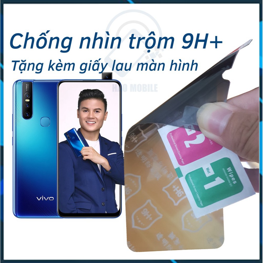 Dán chống nhìn trộm vivo v15, v15 pro - dán cường lực dẻo nano 9h+