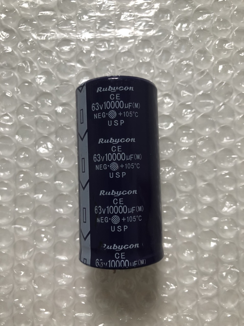 TỤ LỌC NGUỒN 63V-10000UF- Rubycon (USP)